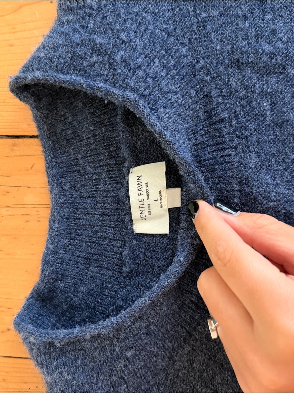 Gentle Fawn Navy Crewneck